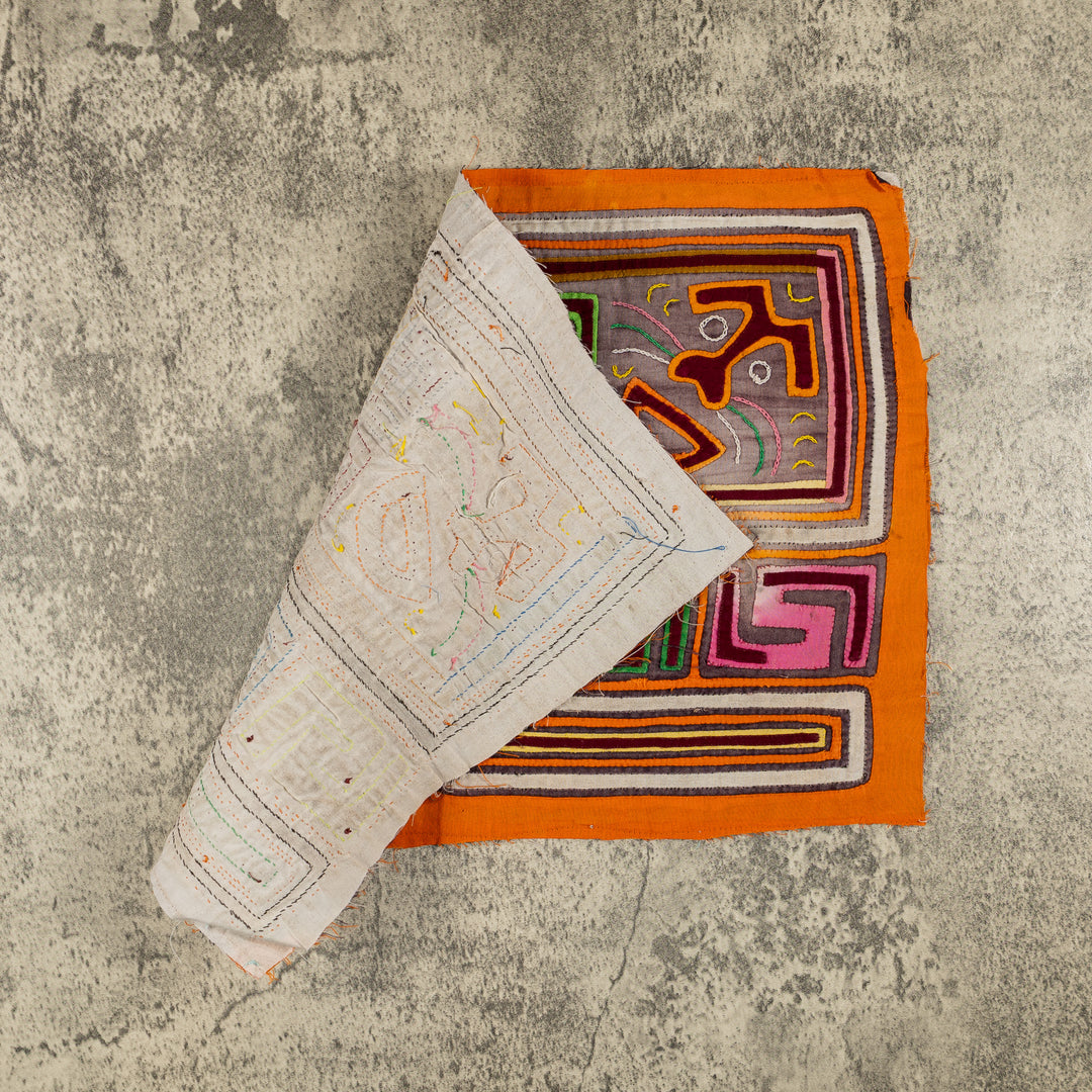 Vintage Orange Kite Mola