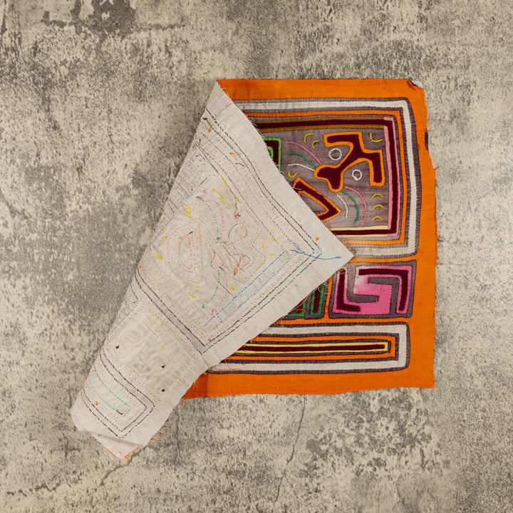 Vintage Orange Kite Mola