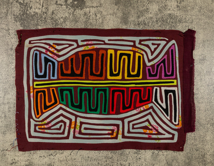 Burgundy And Gray Classic Design Mola