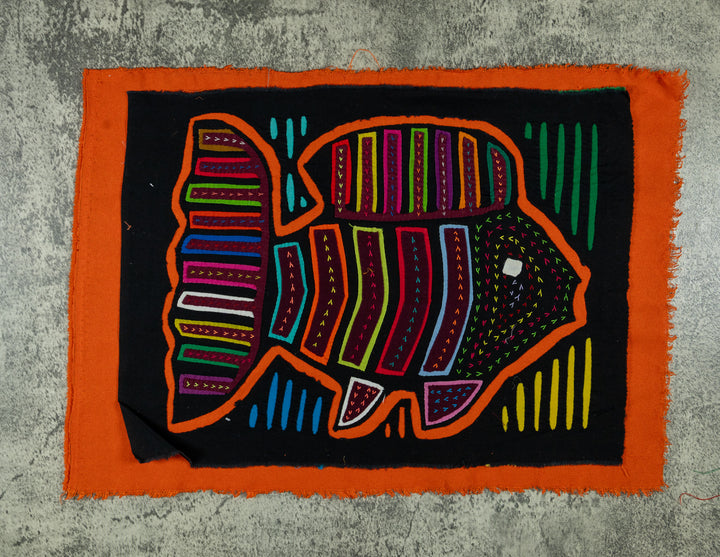 Black And Orange Tropical Fish Mola