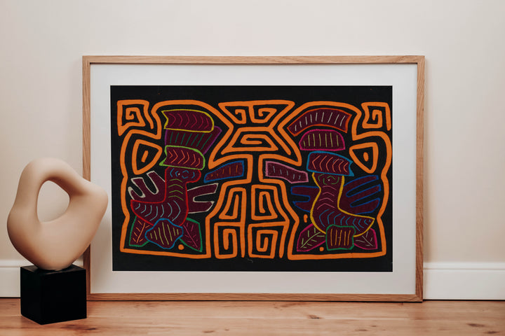 Neon Orange Seal Balancing Act Mola