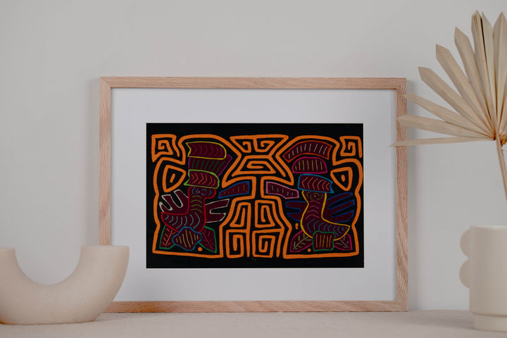 Neon Orange Seal Balancing Act Mola