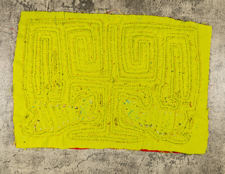 Orange And Yellow Bug In A Maze Mola