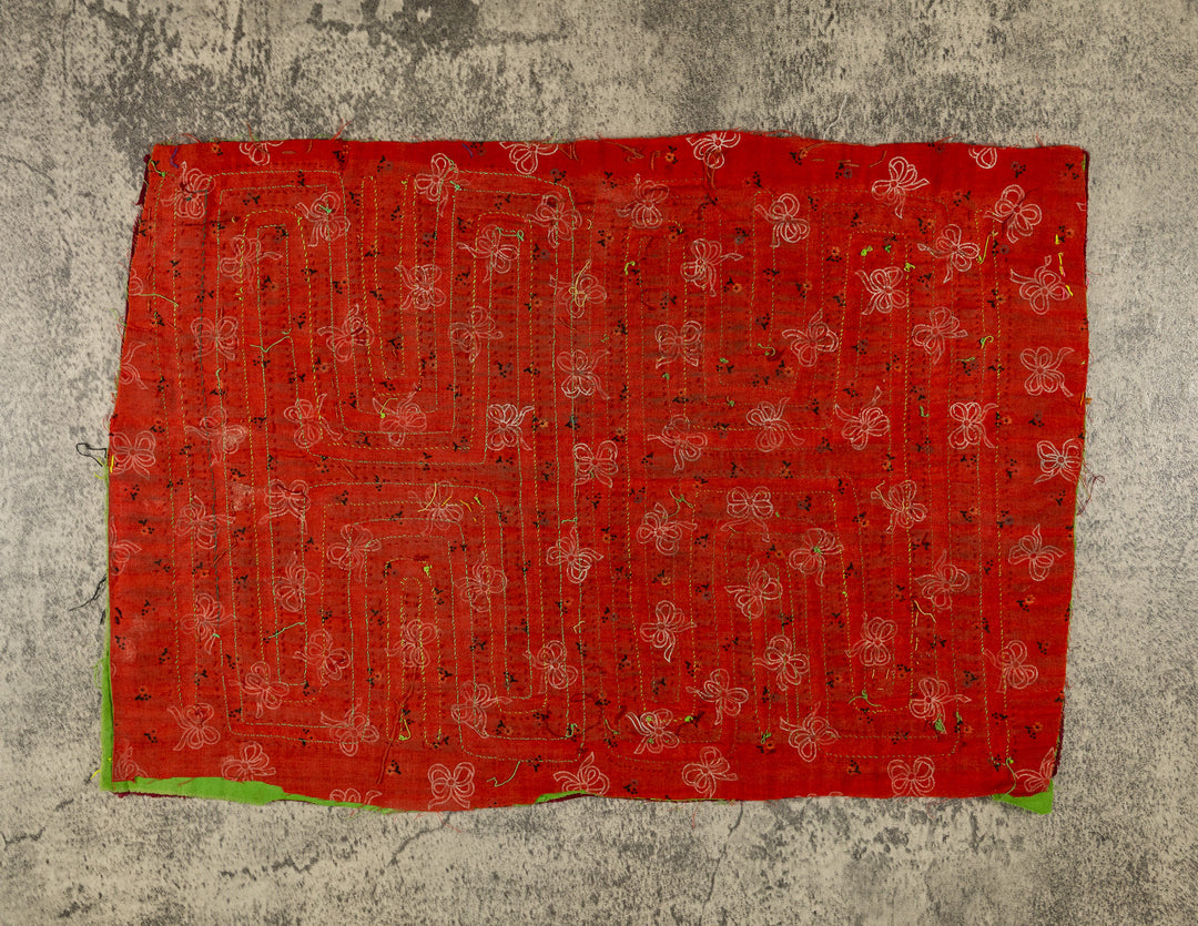 Vintage Orange Green And Maroon Classic Design Mola