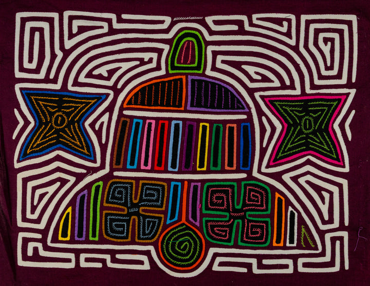 Burgundy And White Liberty Bell Mola