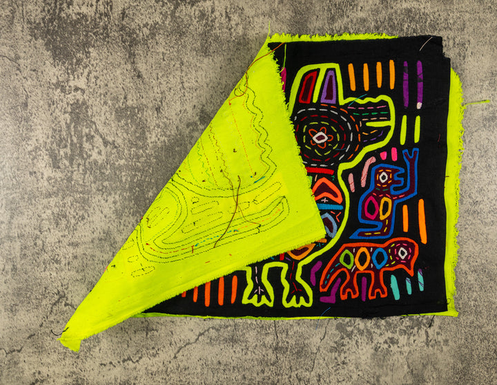 Black And Chartreuse King Of The Jungle Mola
