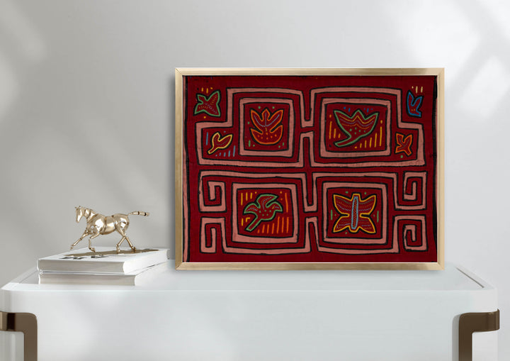 Machine-Stitched Classic Design Mola