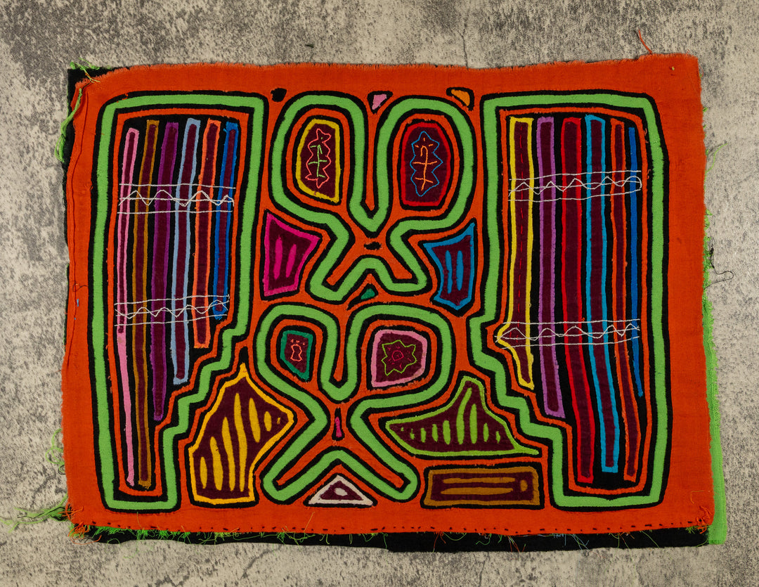 Orange And Green Macaras And Flute Mola