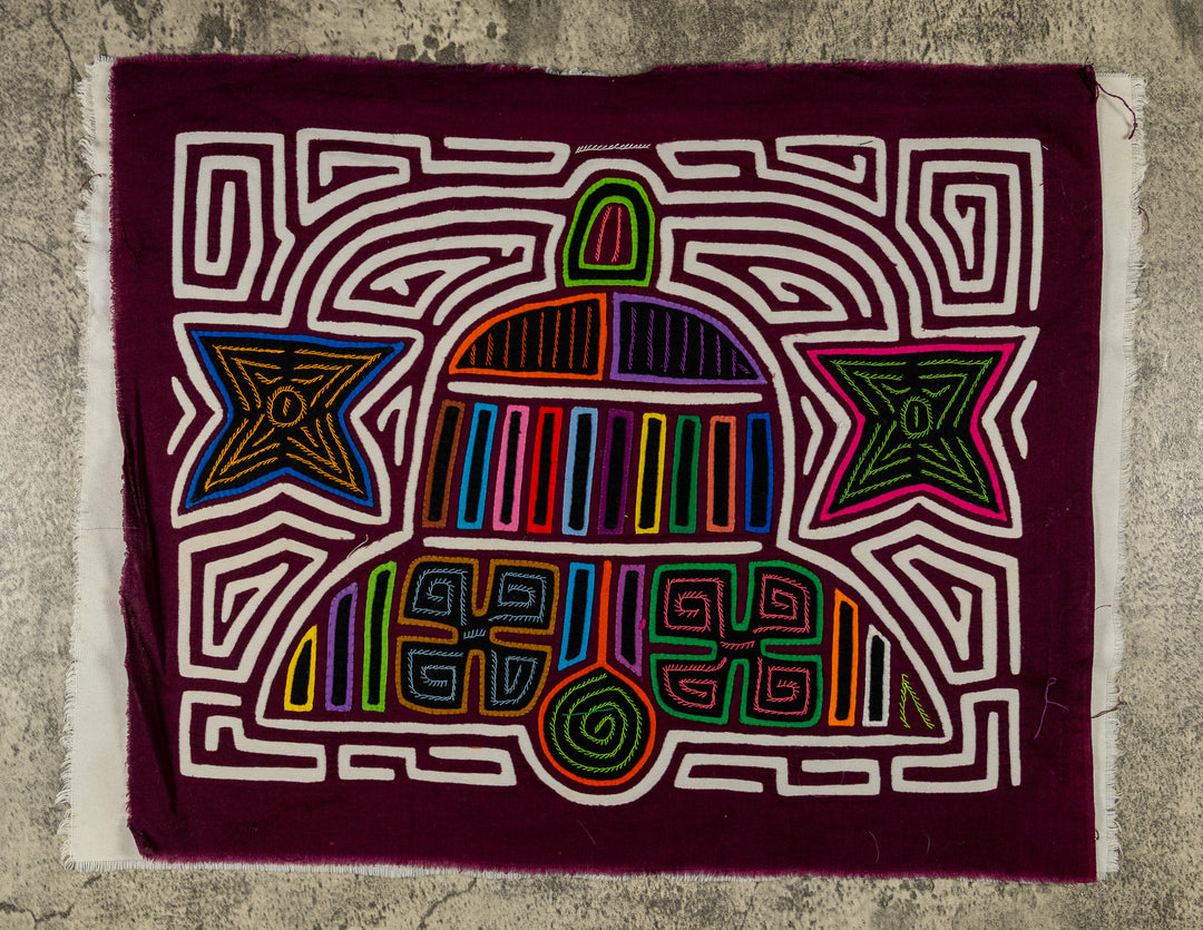 Burgundy And White Liberty Bell Mola