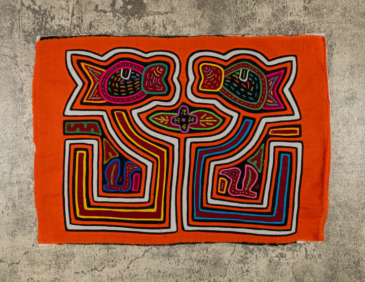 Orange And White Puppy Dog Optical Illusion Mola