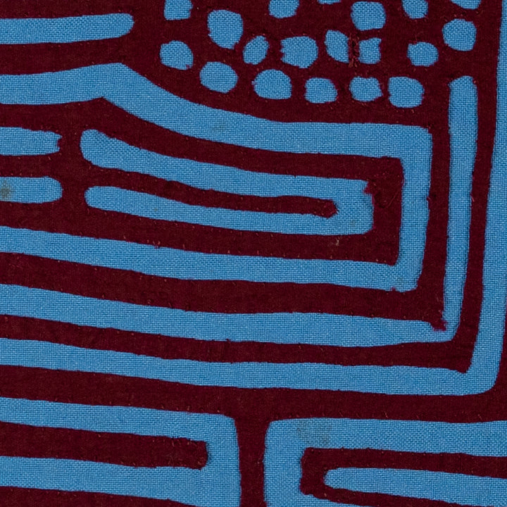 Burgundy And Blue Toucan Delight Mola