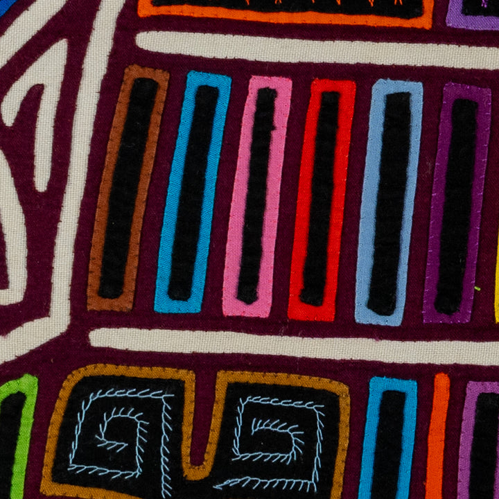 Burgundy And White Liberty Bell Mola