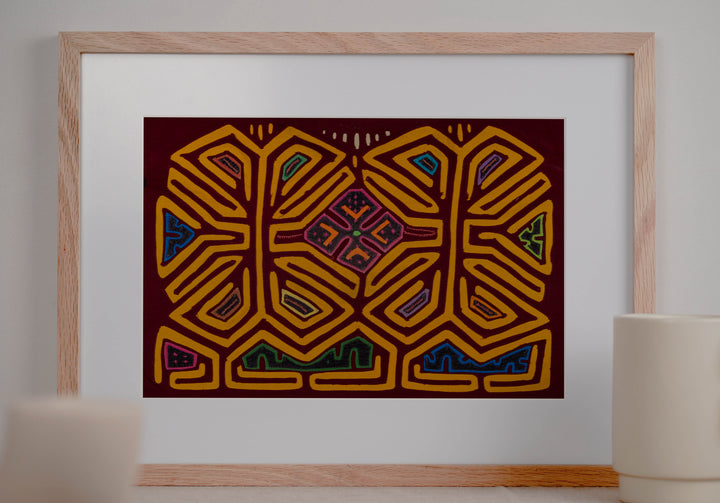 Machine-Stitched Classic Design Mola