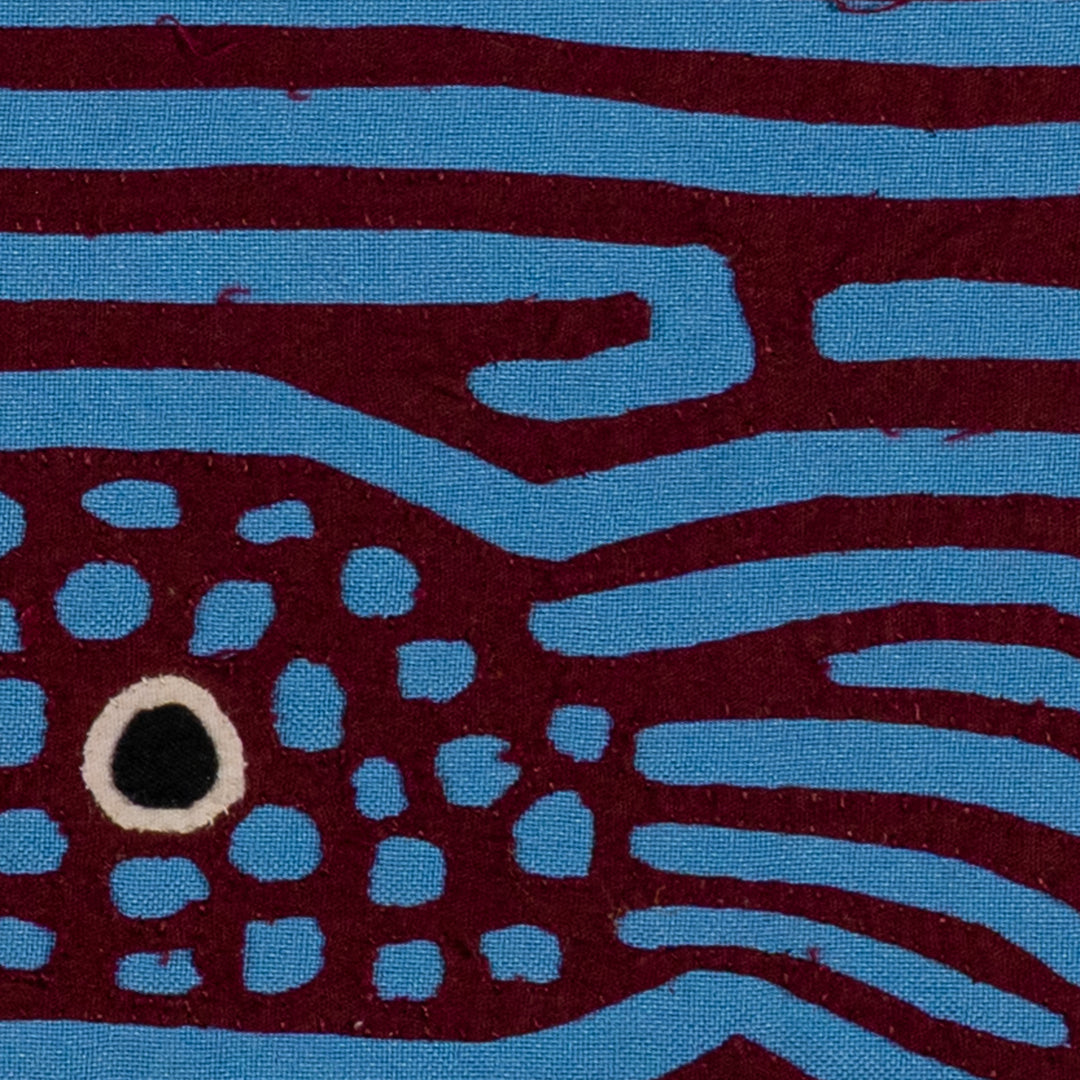 Burgundy And Blue Toucan Delight Mola