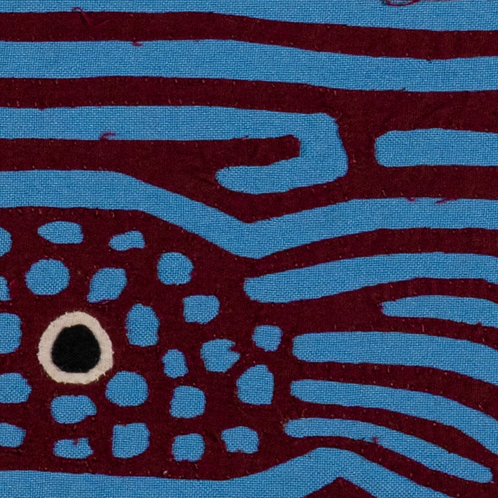 Burgundy And Blue Toucan Delight Mola