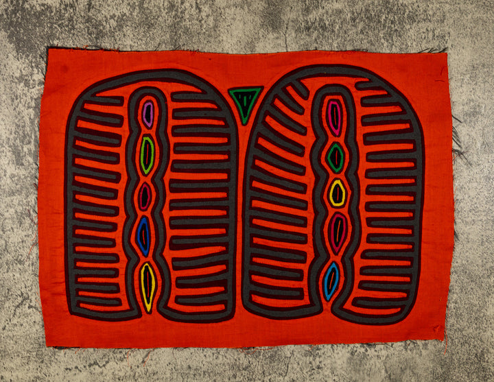 Orange And Green Classic Design Mola
