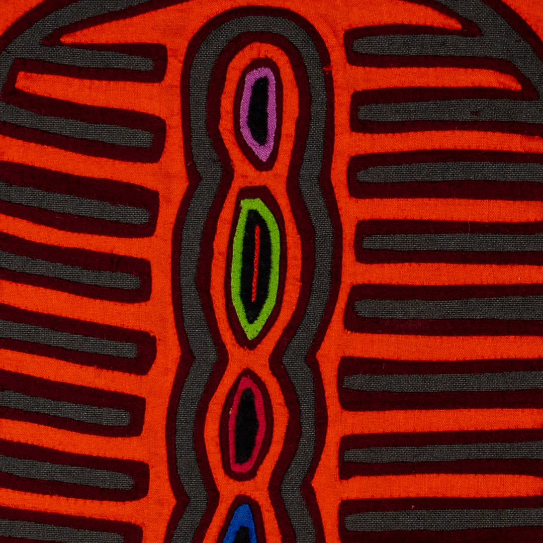 Orange And Green Classic Design Mola