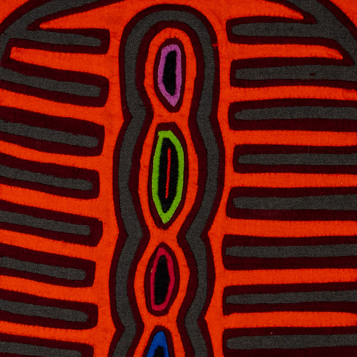 Orange And Green Classic Design Mola