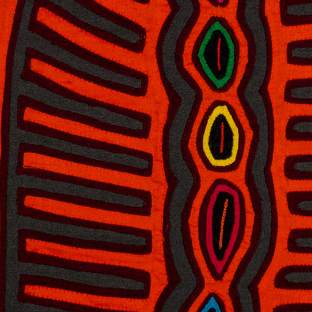 Orange And Green Classic Design Mola