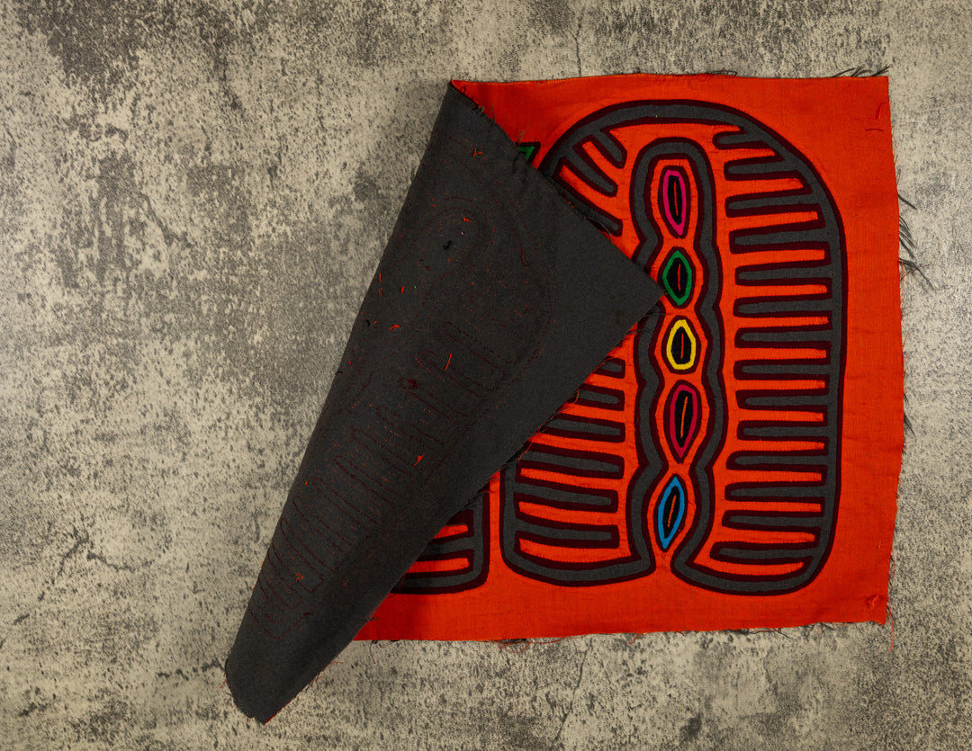Orange And Green Classic Design Mola