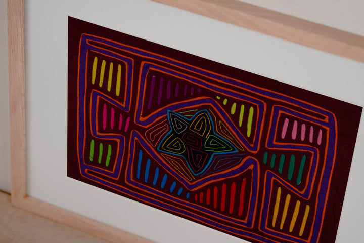 Burgundy And Purple Star Mola