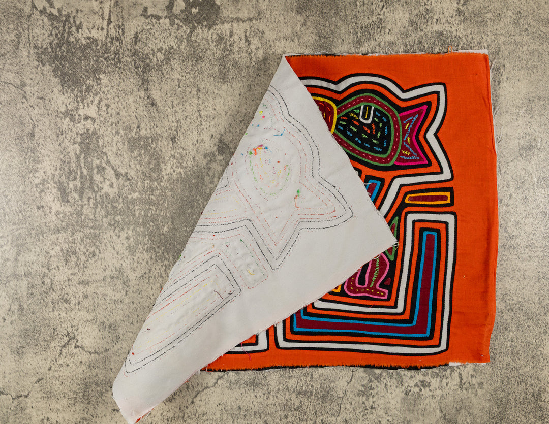 Orange And White Puppy Dog Optical Illusion Mola
