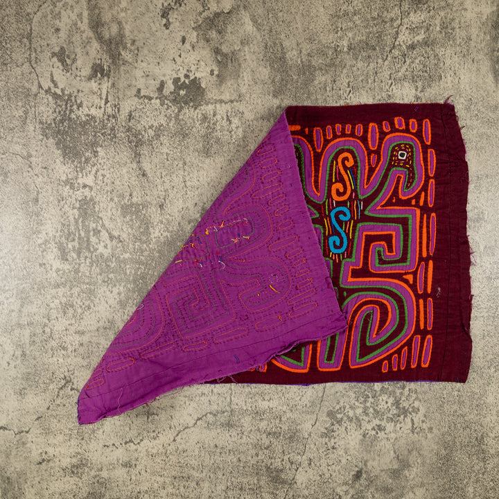 Orange And Purple Multi-Head Mola