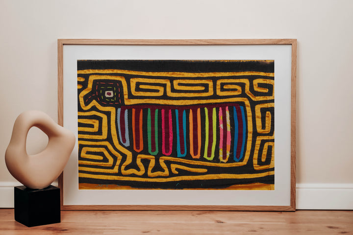 Black And Gold Jungle Bird Mola