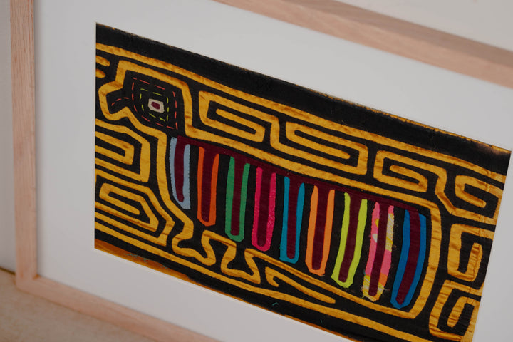 Black And Gold Jungle Bird Mola