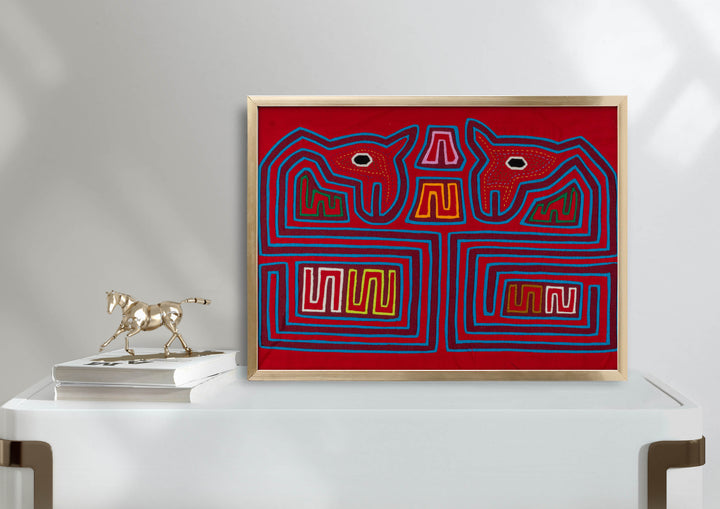 Red And Blue Loch Ness Monster Mola