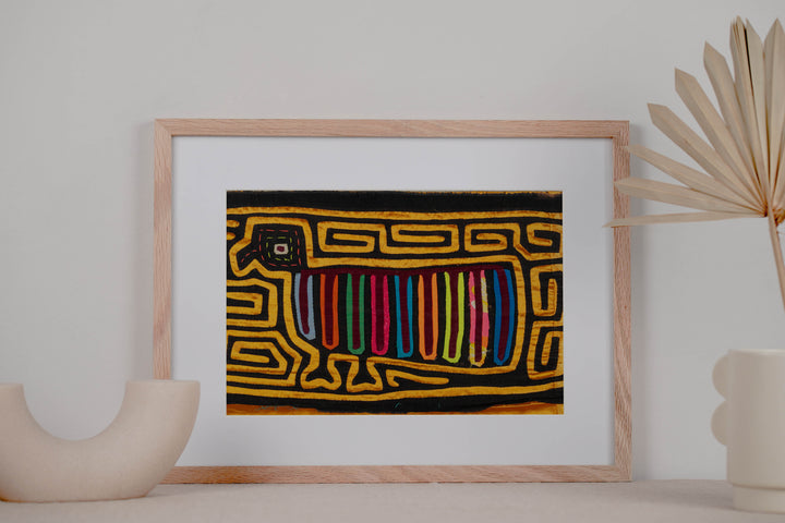 Black And Gold Jungle Bird Mola