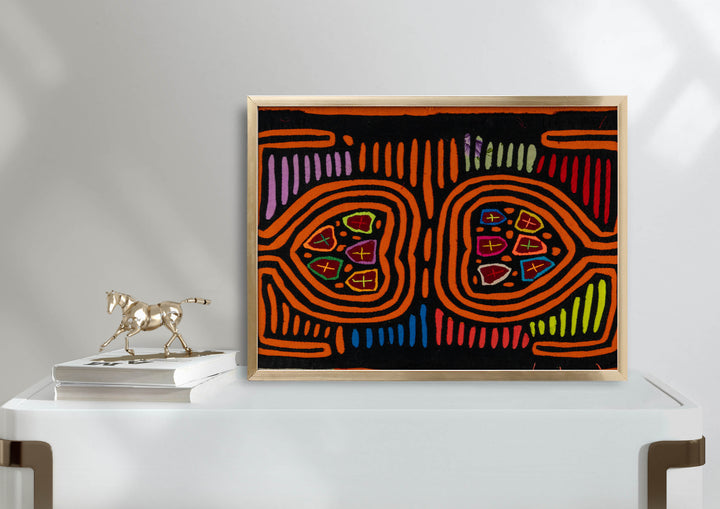Black And Orange Classic Design Mola