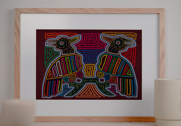 Rainbow Optical Illusion Bird Mola