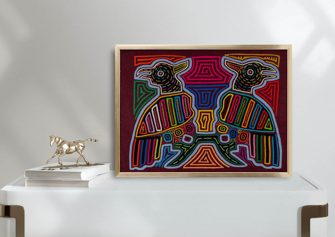 Rainbow Optical Illusion Bird Mola