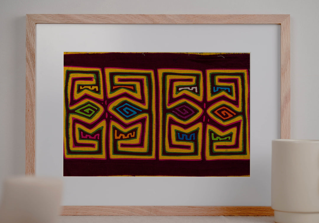 Machine-Stitched Classic Design Mola