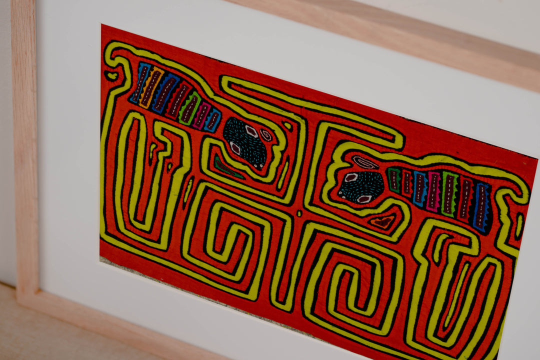 Orange And Yellow Bug In A Maze Mola