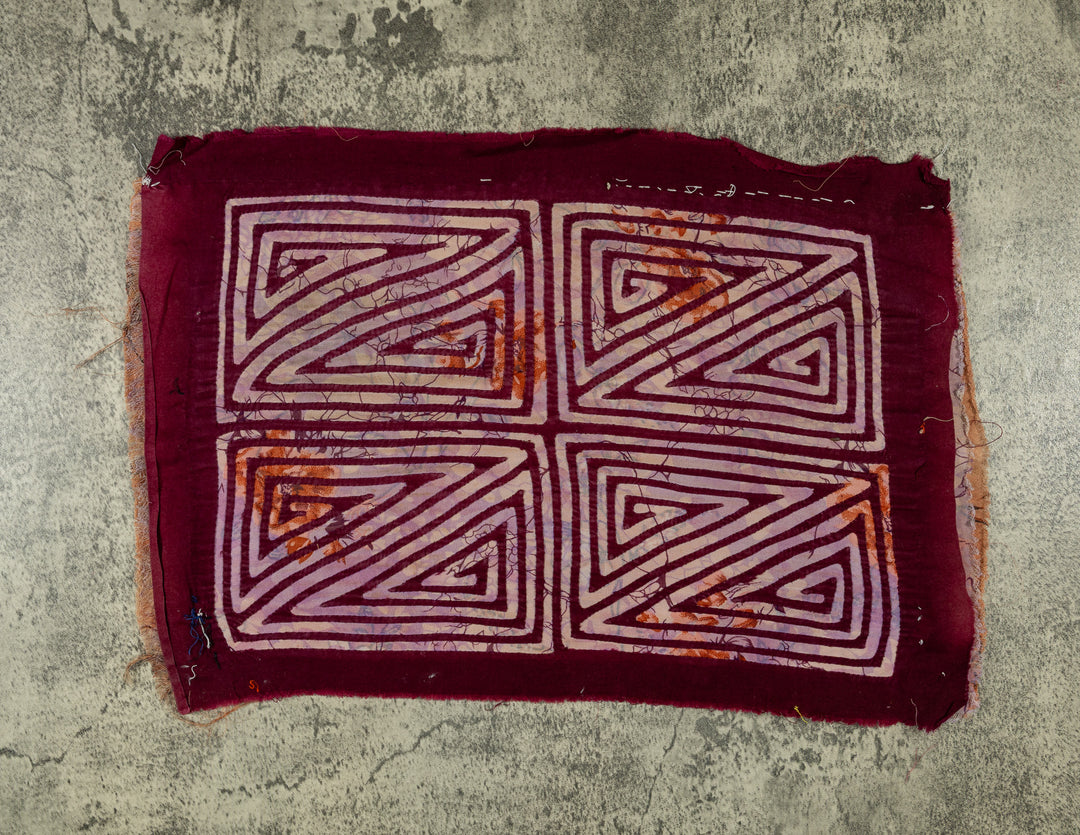 Vintage Maroon And White Classic Design Mola