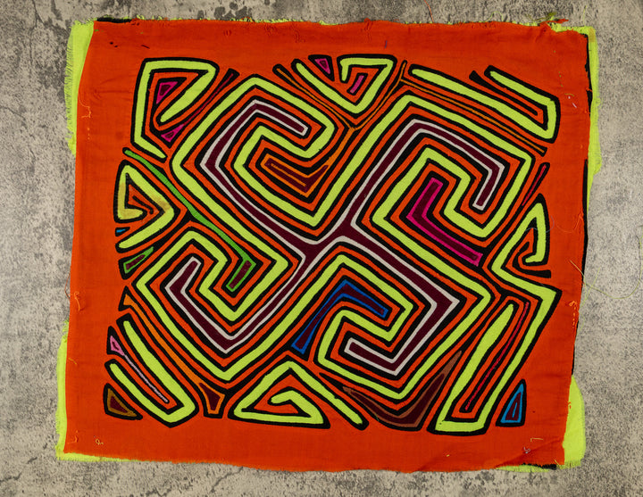 Orange And Charteruse Classic Design Mola