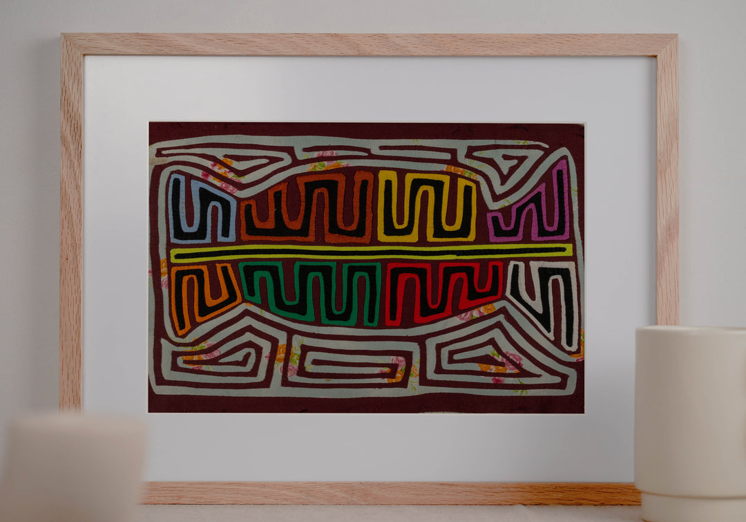 Burgundy And Gray Classic Design Mola