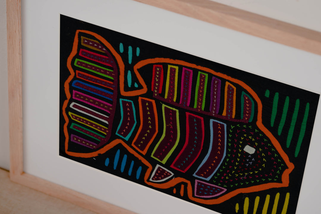Black And Orange Tropical Fish Mola
