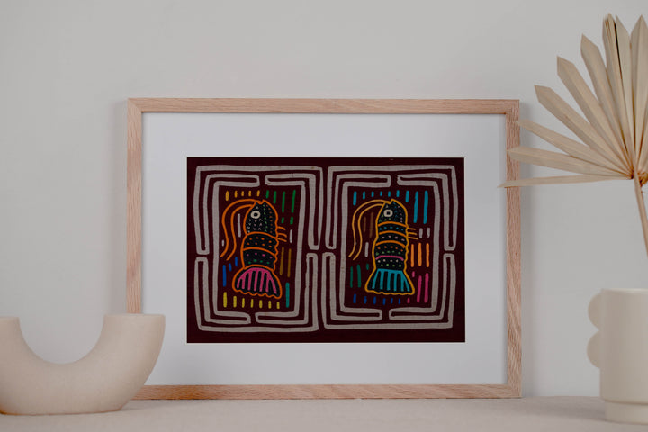 Machine-Stitched Classic Design Mola