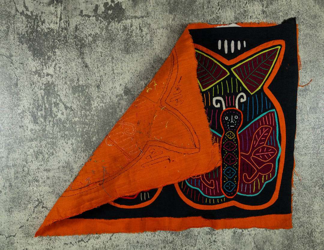 Black And Orange Butterfly Mola