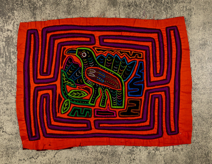 Orange And Purple Birdcage Mola