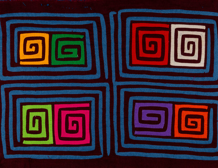Maroon And Blue Classic Design Mola