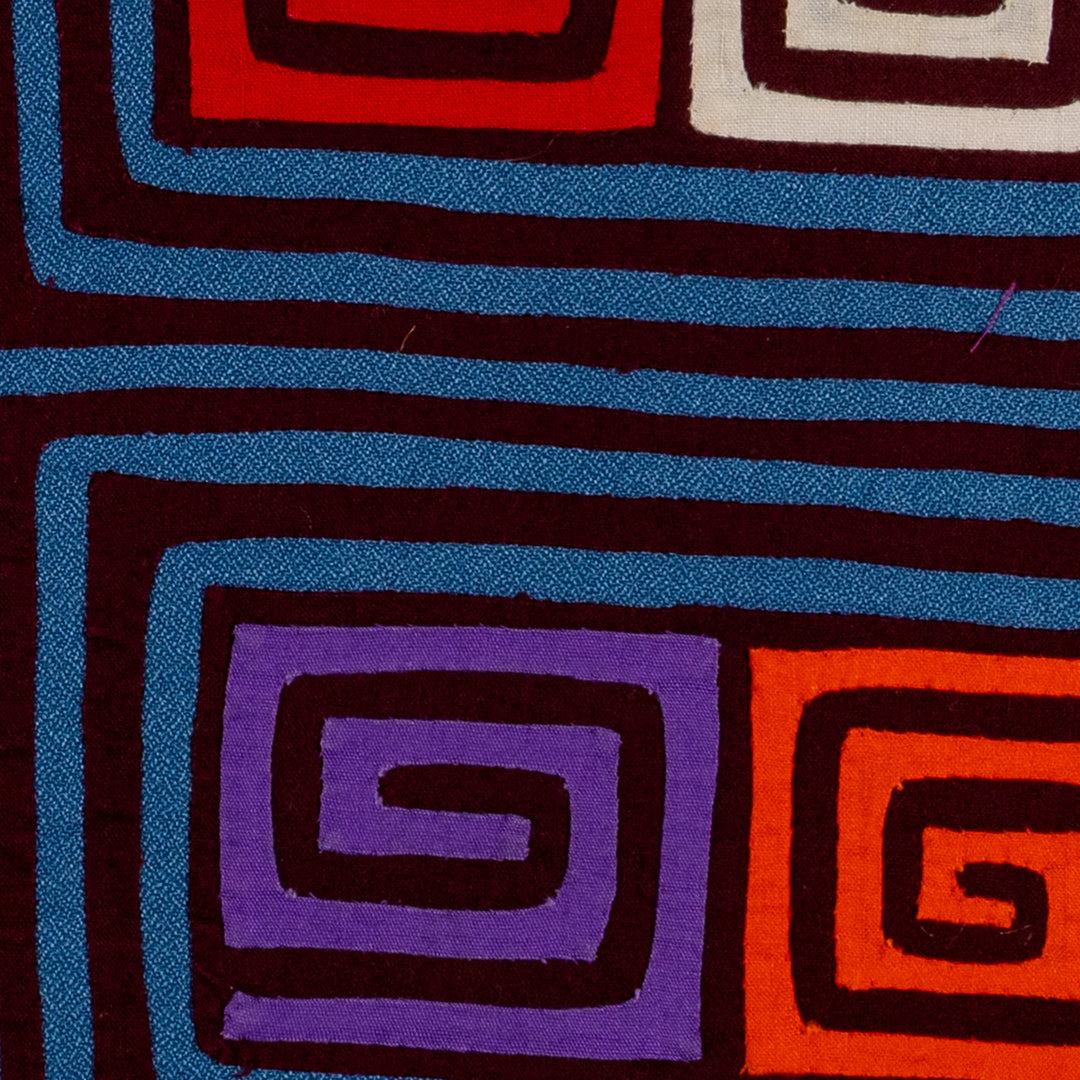 Maroon And Blue Classic Design Mola