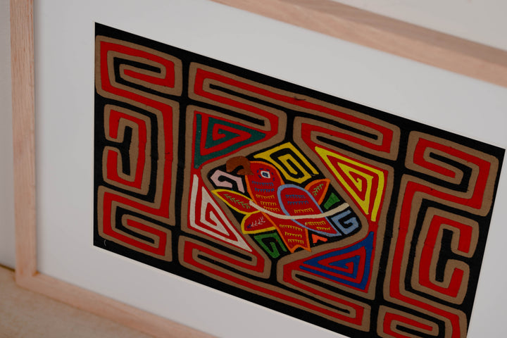 Black And Red Birdcage Mola