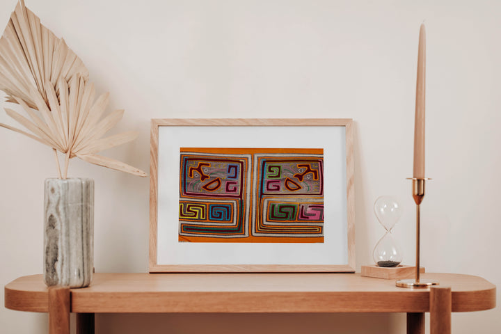 Vintage Orange Kite Mola
