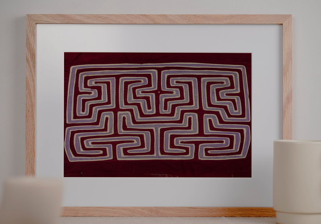 Machine-Stitched Classic Design Mola