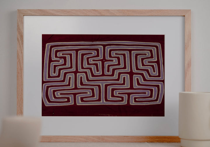 Machine-Stitched Classic Design Mola