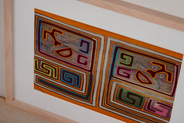 Vintage Orange Kite Mola